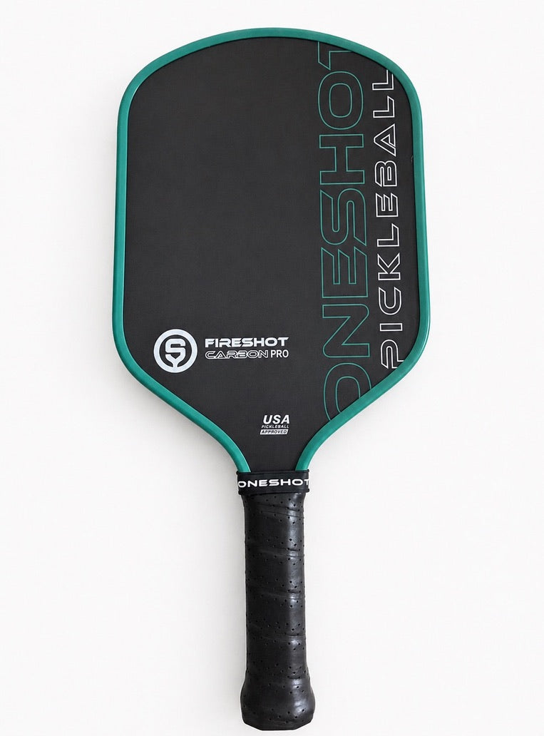 Oneshot Pickleball Paddle - Fireshot Carbon Pro - The Gem Series - USA