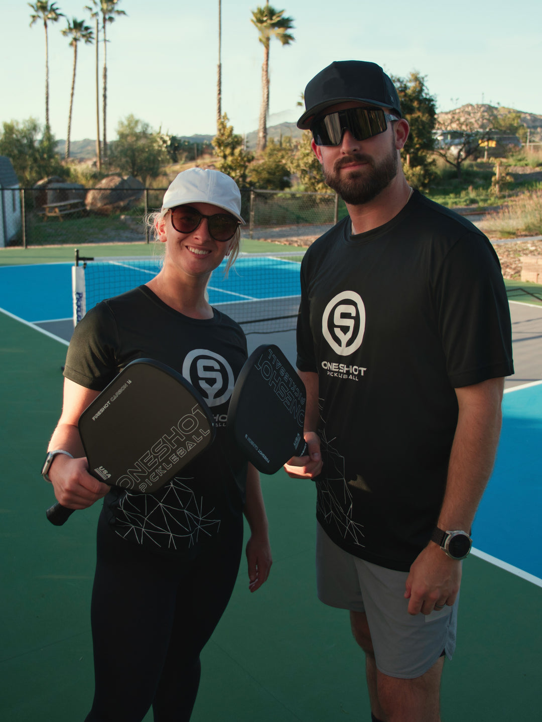 Oneshot Pickleball Paddle - Fireshot Carbon - USAPA Approved