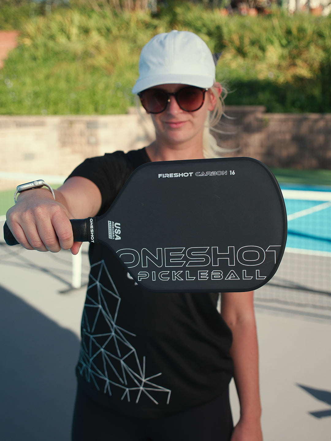 Oneshot Pickleball Paddle - Fireshot Carbon - USAPA Approved