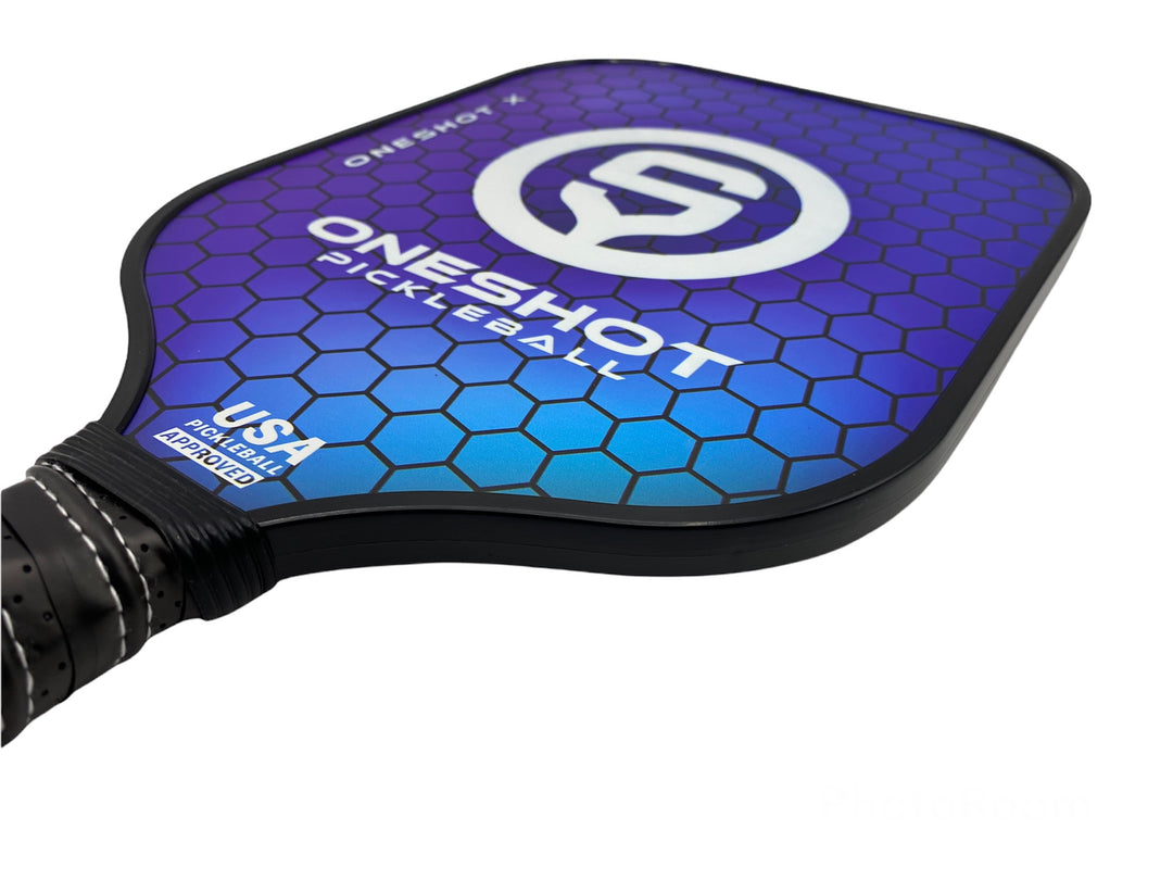 Oneshot Pickleball Paddle Set | 2 Player Pack with Pickleballs and Pad
